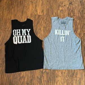 BUNDLE OF 2 Women’s Graphic Muscle T’s 💪🏼